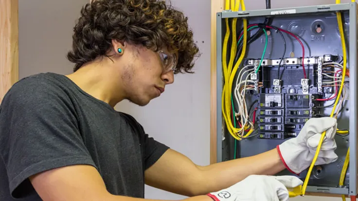 Male Electrian Apprentice