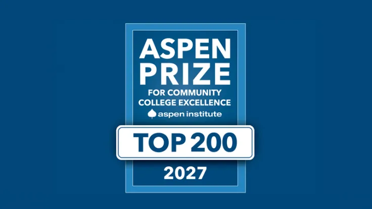 Aspen Prize recognition as one of the Top 200 community colleges in the nation